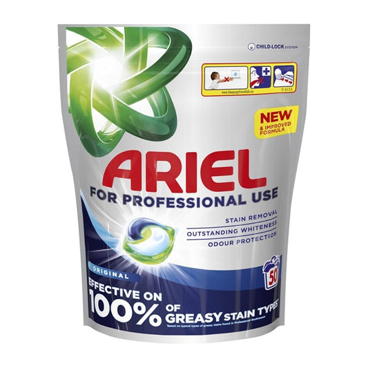 Ariel Professional Liquid Pods 50 Washes Original (2 Pack) jd466