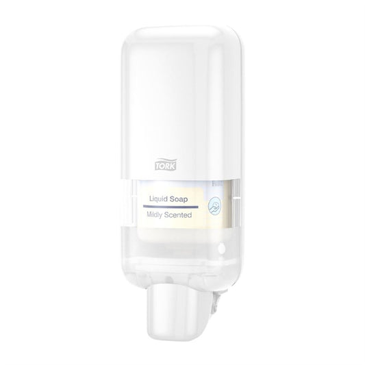 Tork S4 Soap and Sanitiser Dispenser White je043