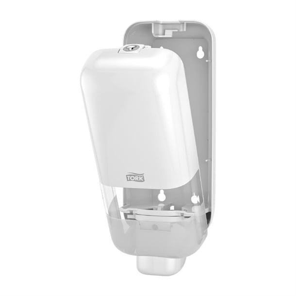 Tork S4 Soap and Sanitiser Dispenser White je043