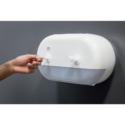 Tork SmartOne Mini Twin Toilet Roll Dispenser je047