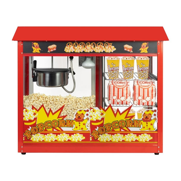 Haxro HX8872 Popcorn Machine with 2 Shelves je459