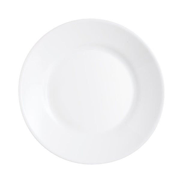 Arcoroc Opal Restaurant Wide Rim Plates 195mm (6 Pack) je644