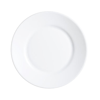 Arcoroc Opal Restaurant Wide Rim Plates 235mm (6 Pack) je645