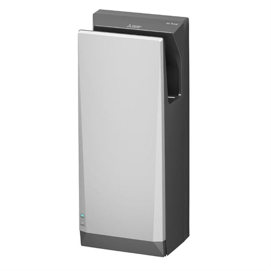 Mitsubishi Wave i01 Jet Towel Slim Heated Hand Dryer Silver je719