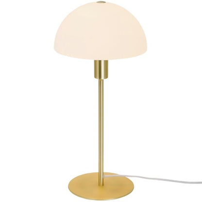 Nordlux Ellen 20 Indoor Table Lamp Brass, Glass Shade je761