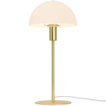 Nordlux Ellen 20 Indoor Table Lamp Brass, Glass Shade je761