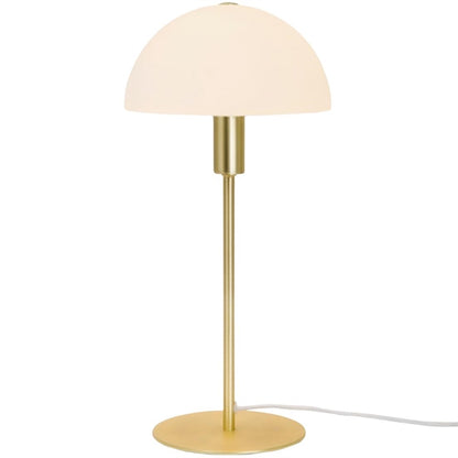 Nordlux Ellen 20 Indoor Table Lamp Brass, Glass Shade je761