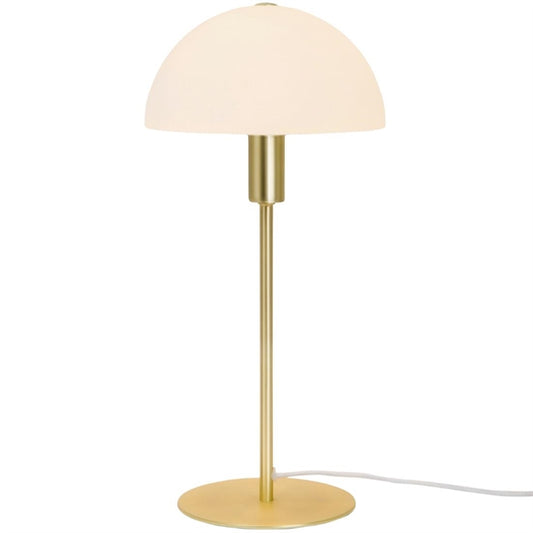Nordlux Ellen 20 Indoor Table Lamp Brass, Glass Shade je761