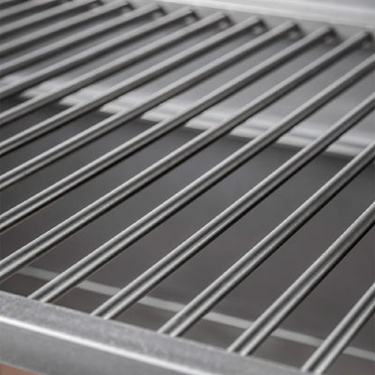 Pujadas Open Grill with Rod Bars and Mobile Cabinet 8581010B je922