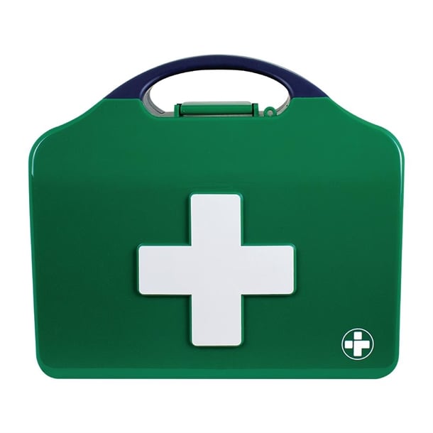 HSE 10 Person First Aid Kit with Small Aura3 Box Green jf032