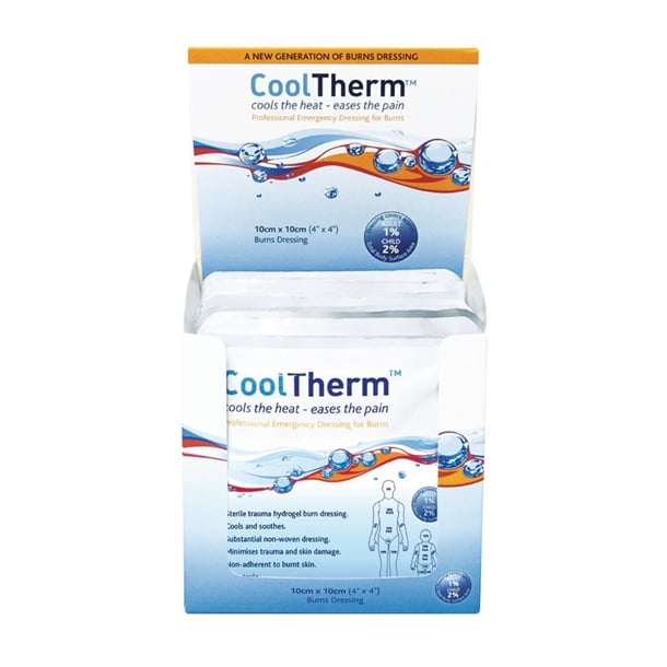 CoolTherm Burn Relief Dressing 10x10cm (120 Pack) jf039