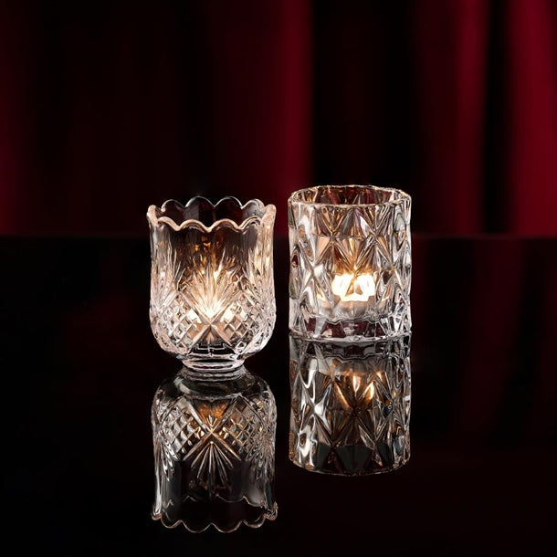 Artis Tealight Holders Diamond 70x75mm (6 Pack) jf820
