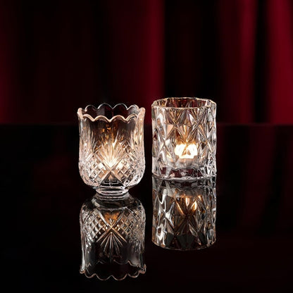 Artis Tealight Holders Diamond 70x75mm (6 Pack) jf820