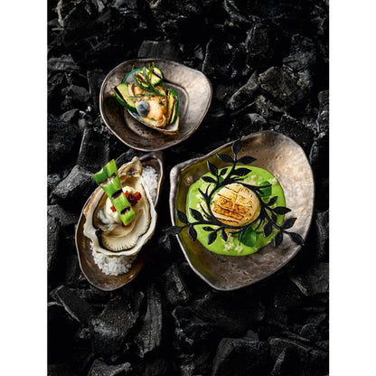 Playground Shells Dishes Metallic Bronze 110mm (6 Pack) jf911