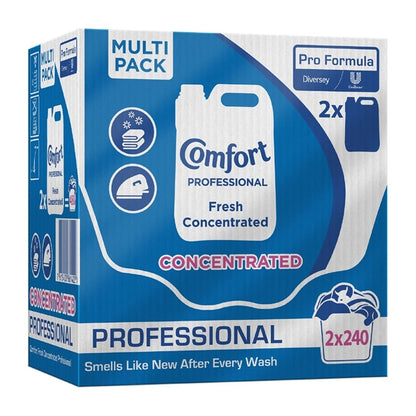 Comfort Pro-Formula Concentrated Fabric Softener Fresh 4.8Ltr (2 Pack) jf946