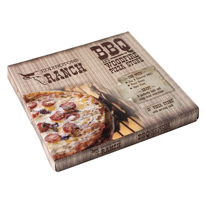 Eddingtons Round Barbecue Pizza Stone with Chrome Stand 13'' jf949