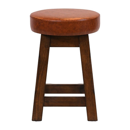 Everyday Wessex Vintage Low Stool with Bison Tan Seat (2 Pack) jf981