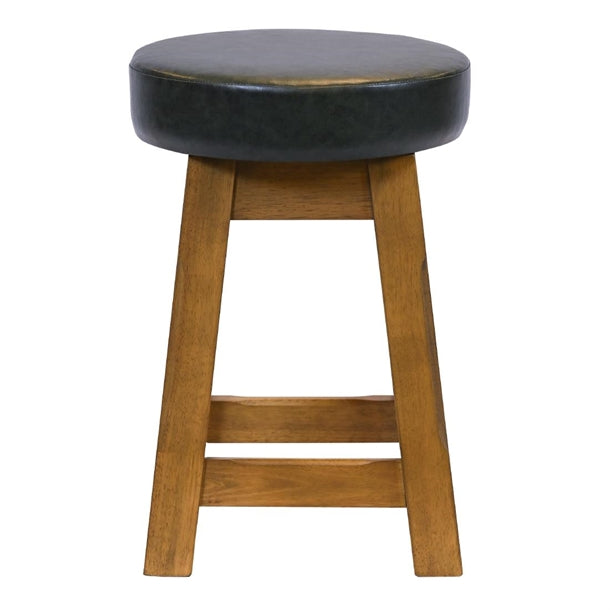 Everyday Wessex Weathered Oak Low Stool with Bison Cedar Seat (2 Pack) jf988