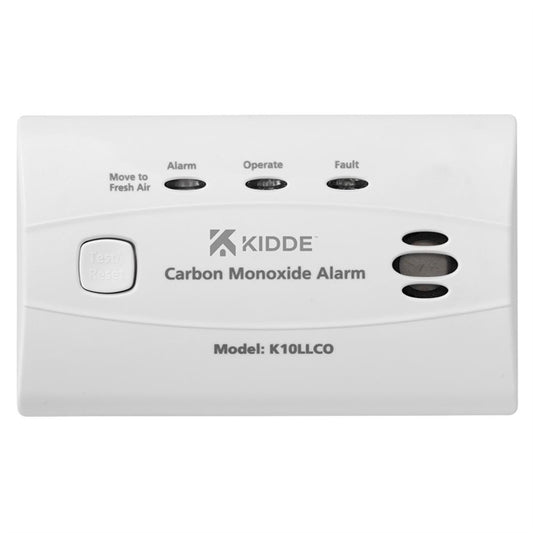 Kidde Carbon Monoxide Alarm with Ten Year Integrated Battery jf992