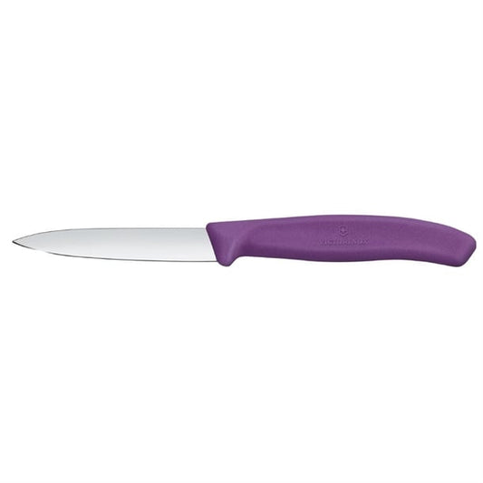 Victorinox Swiss Classic Paring Knife Straight Pointed Purple 19cm ( 2 Pack) jk092