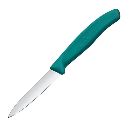 Victorinox Swiss Classic Paring Knife Straight Pointed Tip Green 19cm jk097