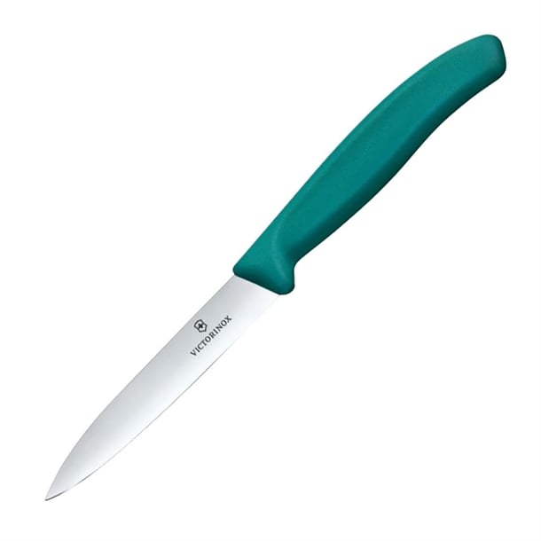 Victorinox Swiss Classic Paring Knife Straight Pointed Tip Green 21cm jk098