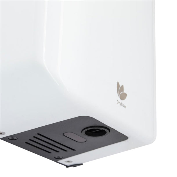 Dryflow Viska Quiet Hand Dryer White DFT01WT jk137