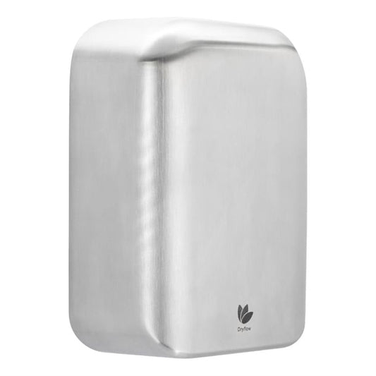 Dryflow Viska Quiet Hand Dryer Brushed Satin DFT01BR jk138
