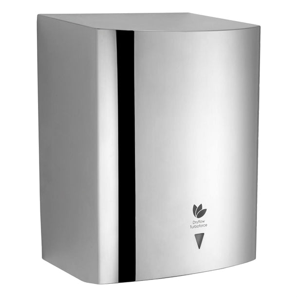 Dryflow Turboforce Hand Dryer Polished Chrome TF02 jk150