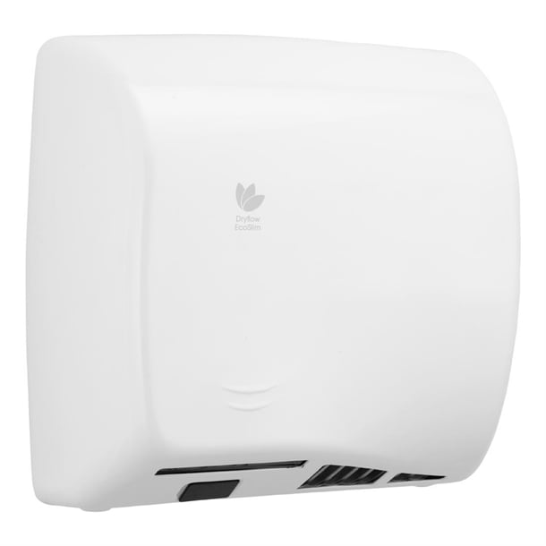 Dryflow EcoSlim HEPA Hand Dryer with Ioniser White DFES01W jk151