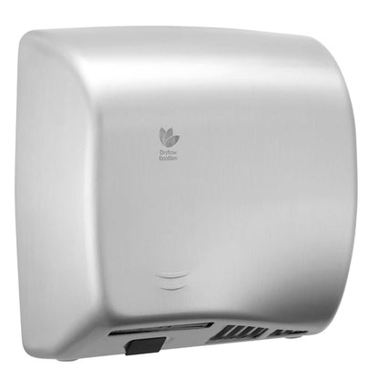 Dryflow EcoSlim HEPA Hand Dryer with Ioniser Brushed Satin DFES02BS jk152