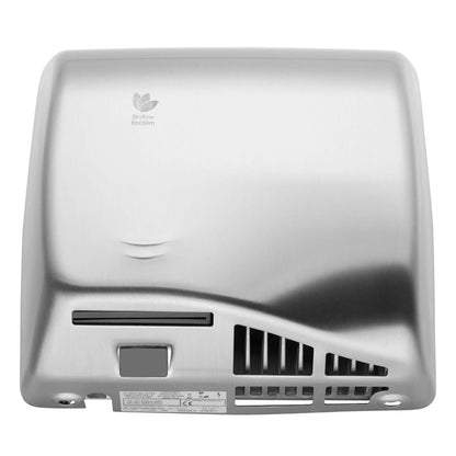 Dryflow EcoSlim HEPA Hand Dryer with Ioniser Brushed Satin DFES02BS jk152