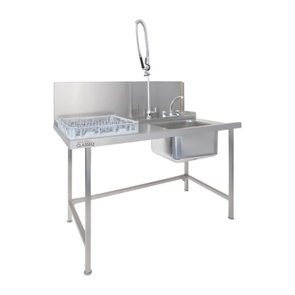 Classeq Right Hand Long Inlet Table 1500mm jk260