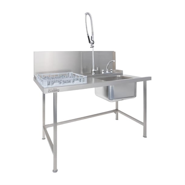 Classeq Right Hand Long Inlet Table 1500mm jk260