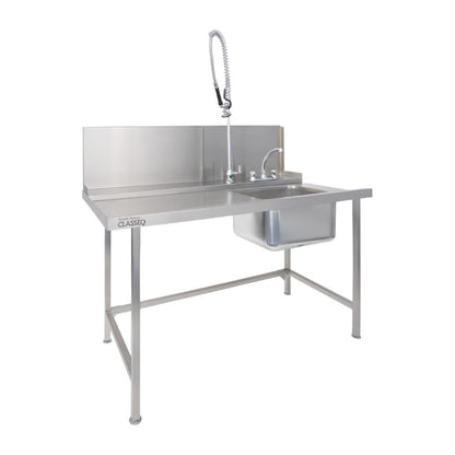 Classeq Right Hand Long Inlet Table 1500mm jk260