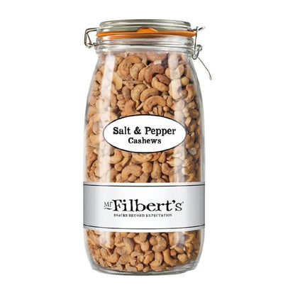 Mr Filberts Loose Serve Catering Bag Salt & Pepper Cashews 1.5kg jk304