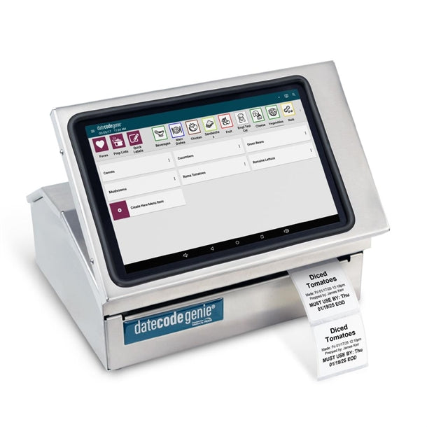 DateCodeGenie X2 Label Machine with One Printer jk360