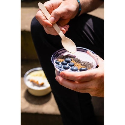 Vegware Round PLA Deli Pots 340ml (500 Pack) jk367