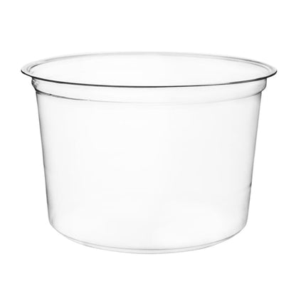 Vegware Round PLA Deli Pots 455ml (500 Pack) jk368