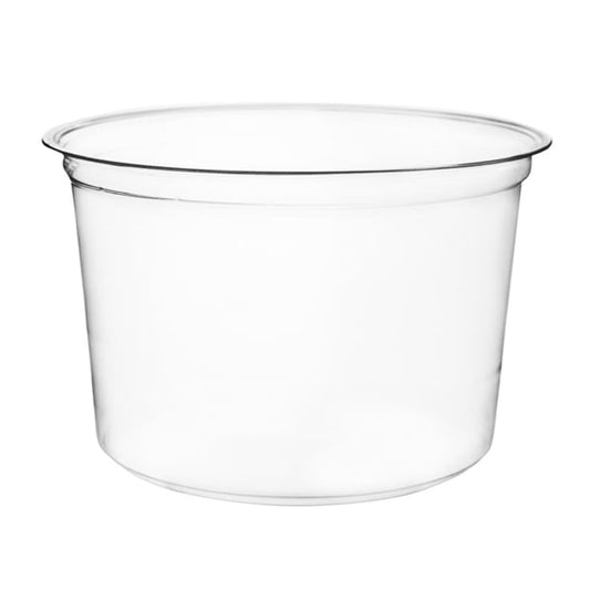 Vegware Round PLA Deli Pots 455ml (500 Pack) jk368