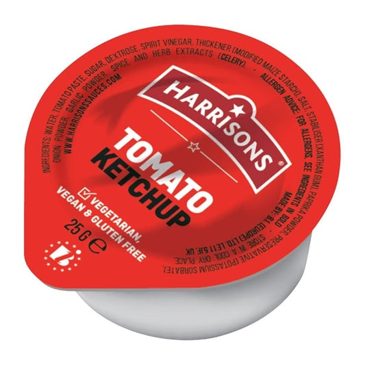 Harrisons Tomato Dip Pots 25g (100 Pack) jk440