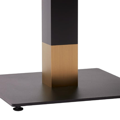 Boston Sleek Small Square Coffee Table Base Black & Gold jk450