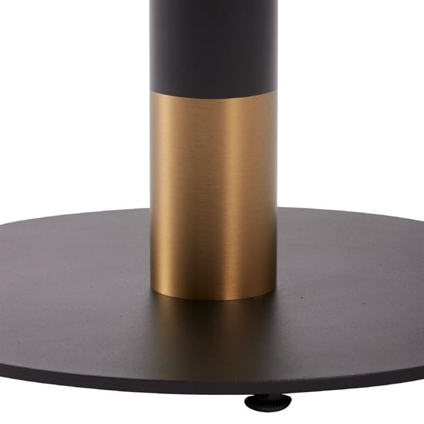 Boston Sleek Small Round Coffee Table Base Black & Gold jk466