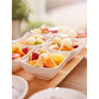 Arcoroc Appetizer Ludico Deep Square Bowls White 90mm (24 Pack) jk519
