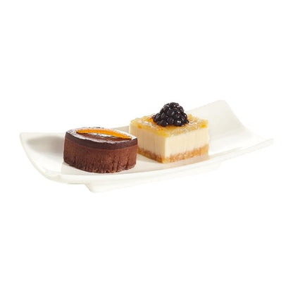 Arcoroc Appetizer Rectangular Bowls White 145mm (24 Pack) jk523