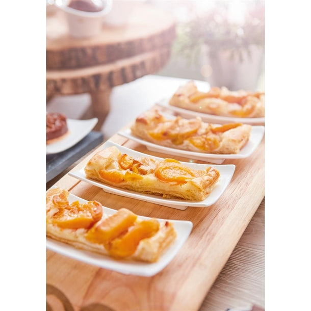 Arcoroc Appetizer Rectangular Bowls White 145mm (24 Pack) jk523