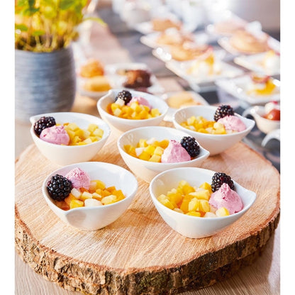 Arcoroc Appetizer Small Bowls White 100mm (24 Pack) jk524