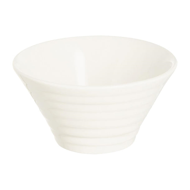 Arcoroc Appetizer Spiral Dishes White 85mm (24 Pack) jk525