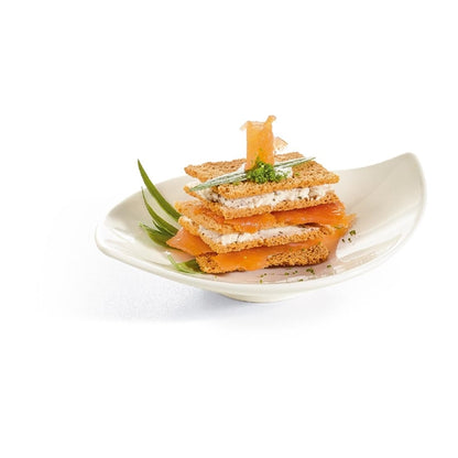 Arcoroc Appetizer Spirit Plates 140mm White (24 Pack) jk526