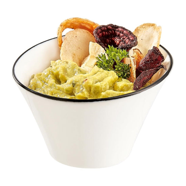 Arcoroc Appetizer Ludico Bowls Black Line 95mm (24 Pack) jk529